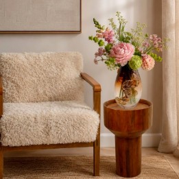 Vase design en verre marron - Pico - Kare Design