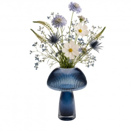 Vase Daphne mushroom blue 24cm Kare Design