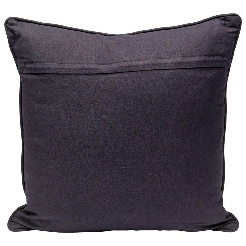 Coussin noir fleur jaune - Icon - Kare Design