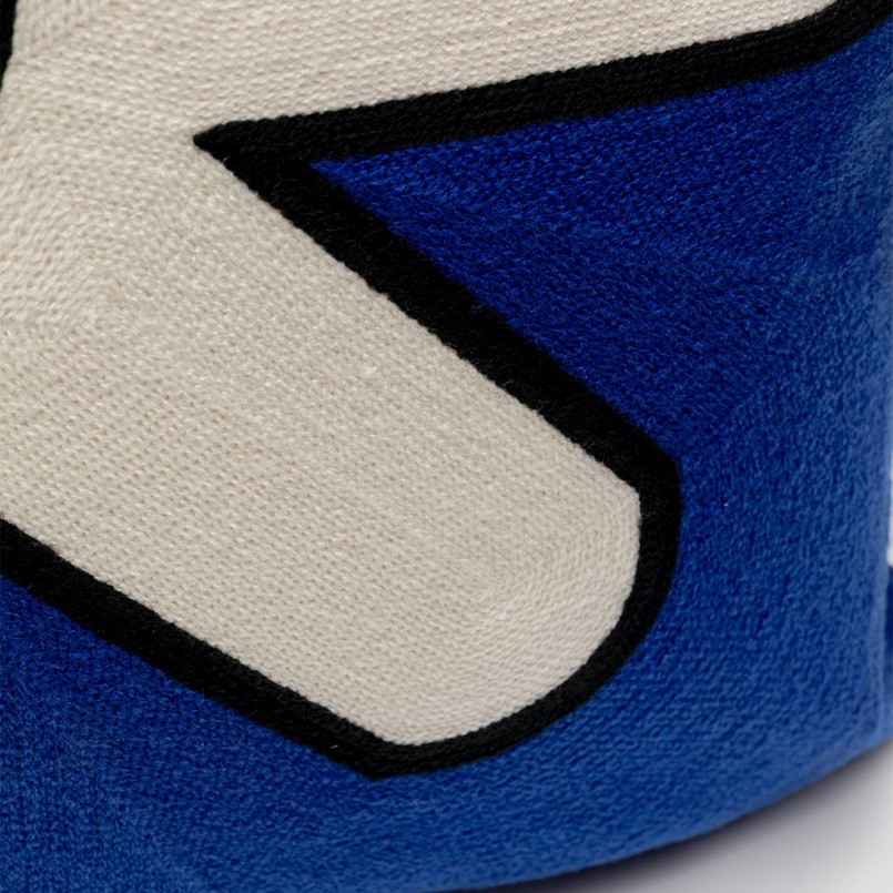 Kussen Icon ster blauw en wit Kare Design