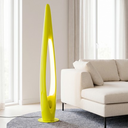 Floor Lamp Flow Flame 132cm green Kare Design