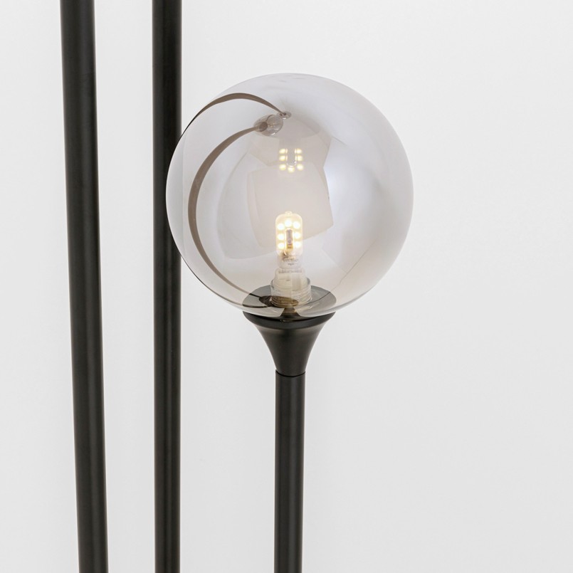 Vloerlamp Al Capone 175cm zwart Kare Design