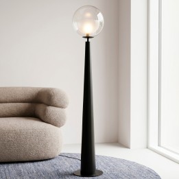 Lampadaire noir rétro - Disco Ball - Kare Design