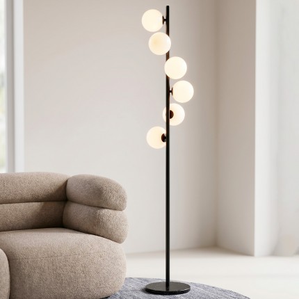 Lampadaire Scala Balls 160cm noir et blanc Kare Design