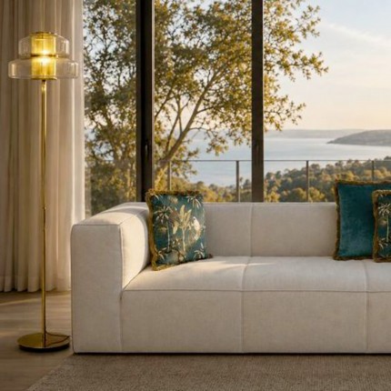 Floor Lamp Arcadia 155cm amber Kare Design