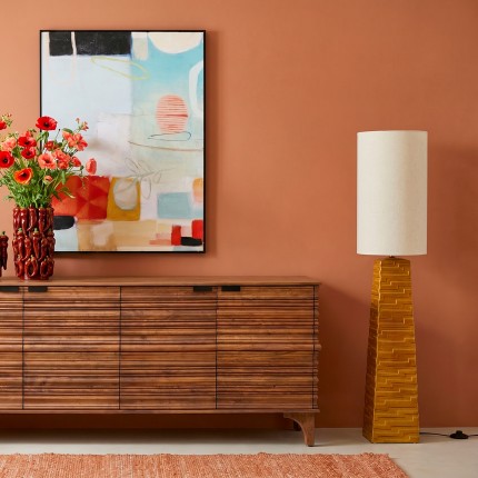 Lampadaire Siena orange 124cm Kare Design