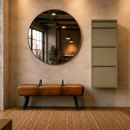 Miroir Starlet 100cm noir Kare Design