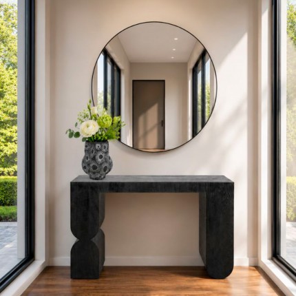 Miroir Starlet 100cm noir Kare Design