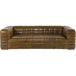 Vintage bruine bank - Vierkante Dans - Kare Ontwerp