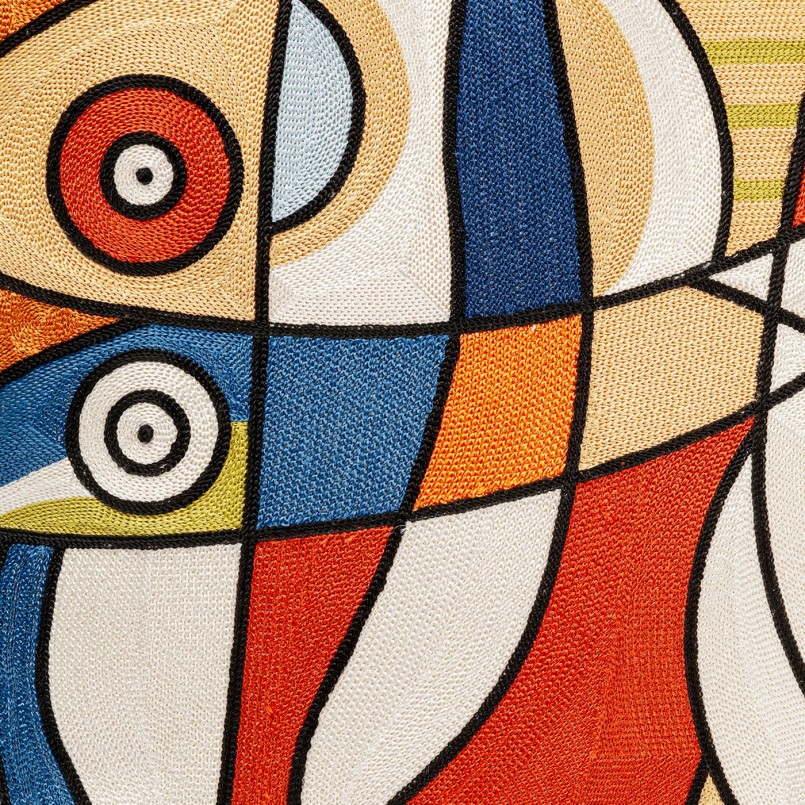 Coussin multicolore abstrait - Art Line - Kare Design
