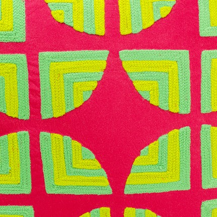 Coussin Pieces rose Kare Design