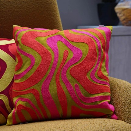 Coussin Electric Feeling rose Kare Design