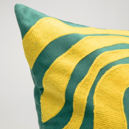 Coussin Electric Feeling jaune Kare Design