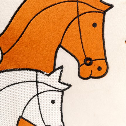 Coussin trio chevaux Kare Design