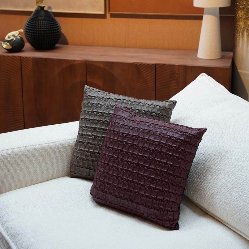 Cushion Posy burgundy Kare Design