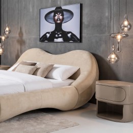 Suspension en verre gris - Goccia - Kare Design