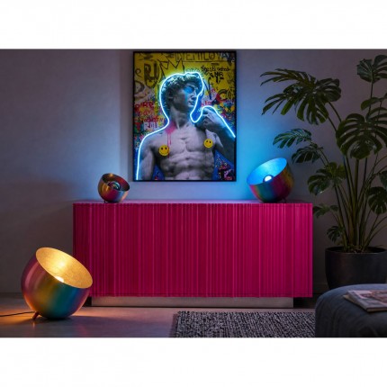 Lampe Rainbow 51cm rose Kare Design
