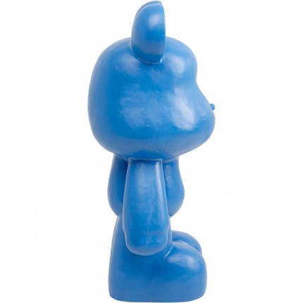 Déco ours XL 101cm bleu Kare Design