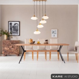 Hanglamp Gocce 70cm Kare Design