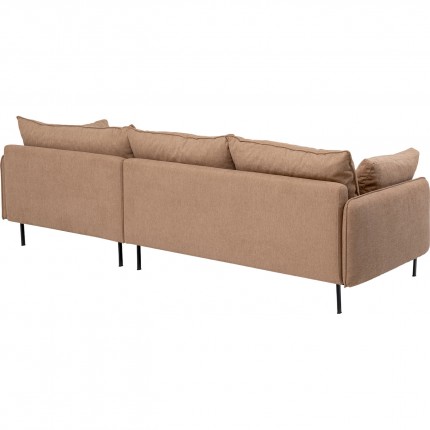 Hoekbank Edna rechts lichtbruin Kare Design