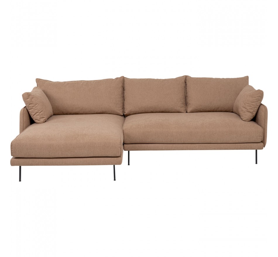 Hoekbank Edna links lichtbruin Kare Design