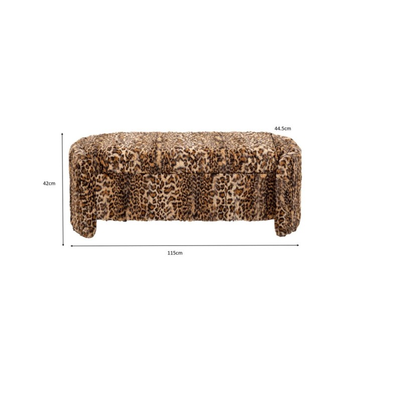 Banquette coffre Leo 115cm
