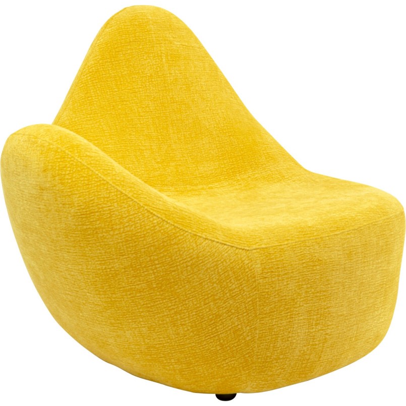Fauteuil Glow Wave jaune 116cm