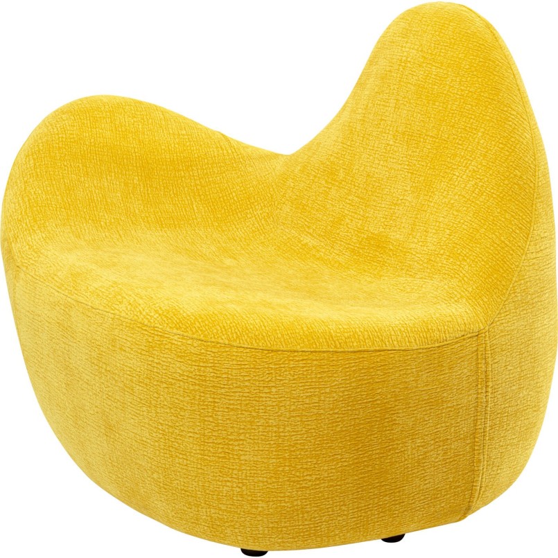 Fauteuil Glow Wave jaune 116cm