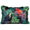 Kussen franje Jungle vogels Kare Design