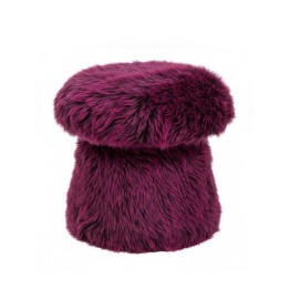 Tabouret Nino violet Ø51cm
