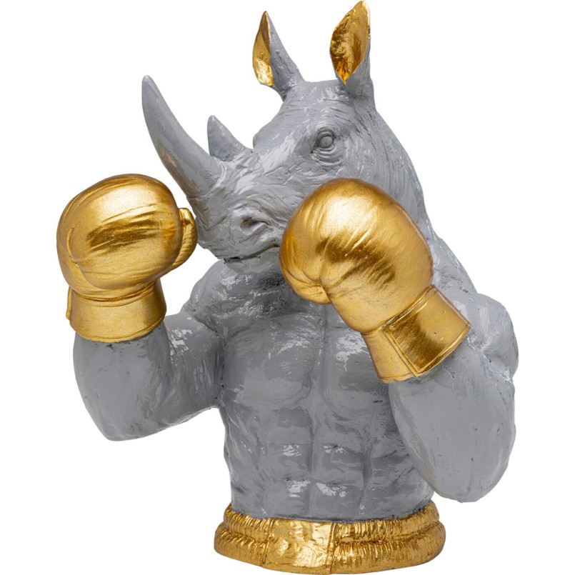 Spaarpot boksende neushoorn Kare Design