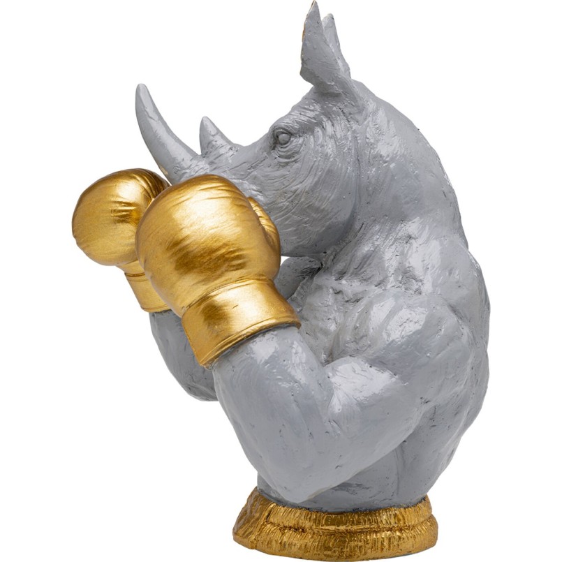 Spaarpot boksende neushoorn Kare Design