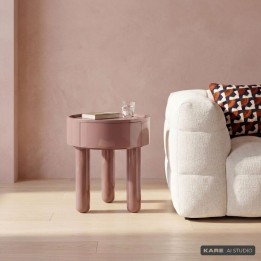 Bijzettafel Lolly Ø45cm mokka Kare Design