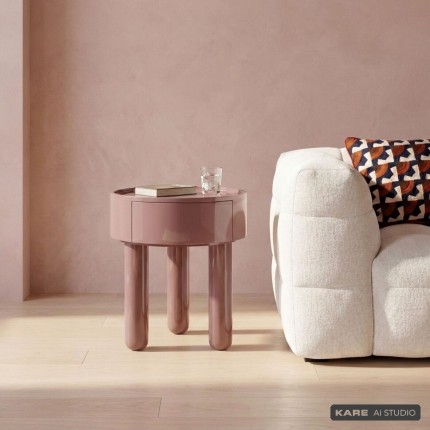 Side Table Lolly Ø45cm mocha Kare Design