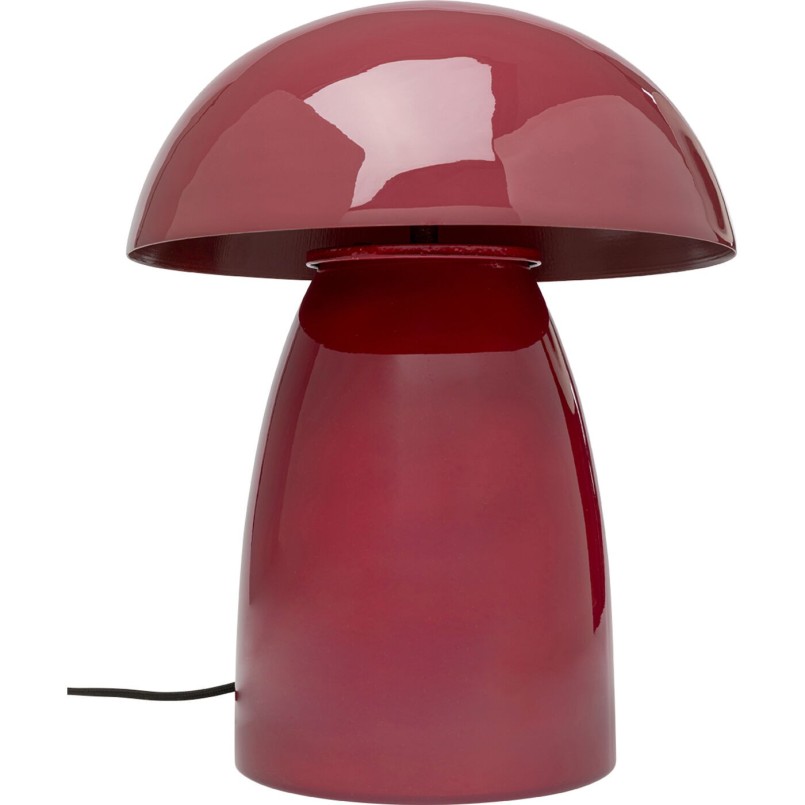 Lampe de table Fungo rouge 37cm