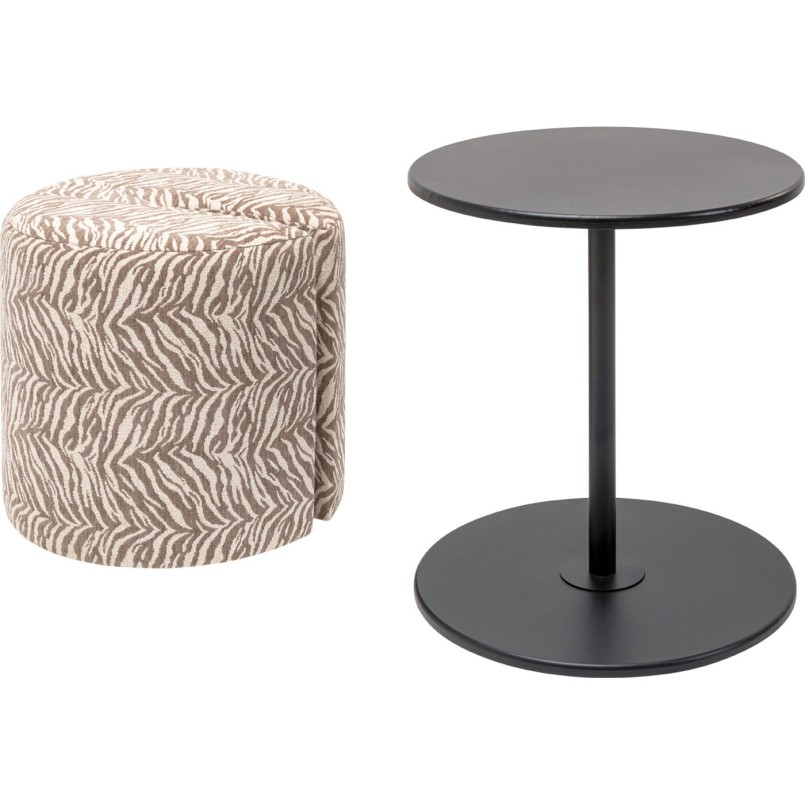 table d appoint mit tabouret Liter Together Tiger