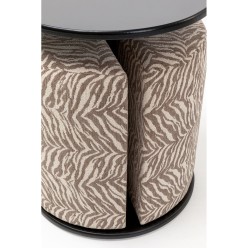 table d appoint mit tabouret Liter Together Tiger