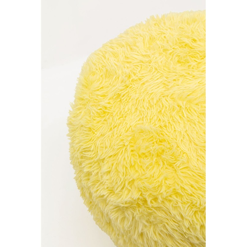 Tabouret Softy jaune Ø49cm