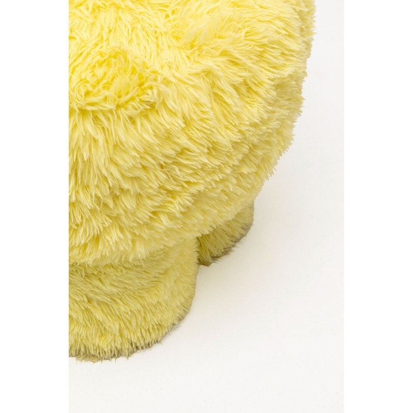 Tabouret Softy jaune Ø49cm