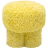 Tabouret Softy jaune Ø49cm