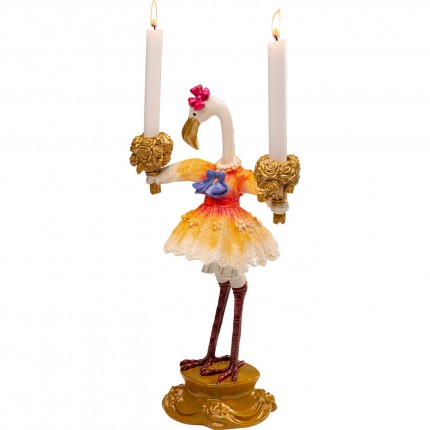 Kandelaar koninklijke flamingo 45cm Kare Design
