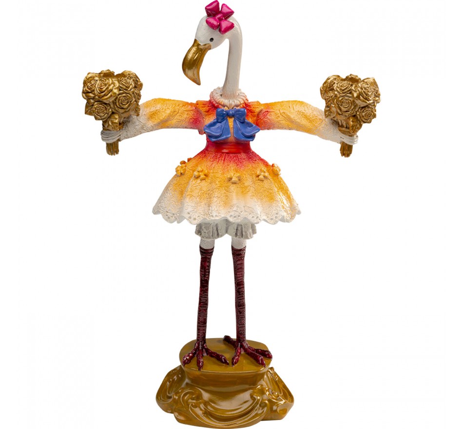 Chandelier flamant rose royal 45cm Kare Design
