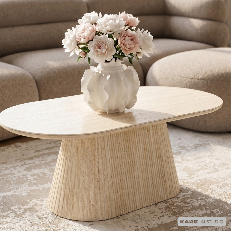 Salontafel Alma Travertino 120x60cm Kare Design