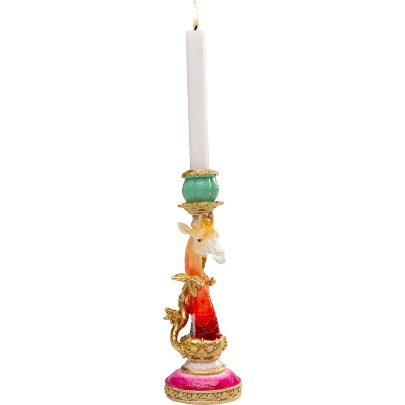 Kandelaar giraffe 26cm Kare Design