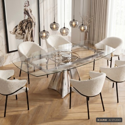 Table à rallonges Tempo Kare Design