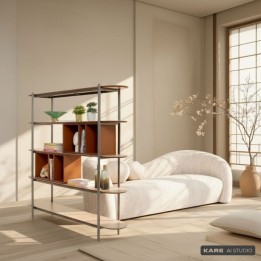 Bookshelf Tango 190x180cm Kare Design