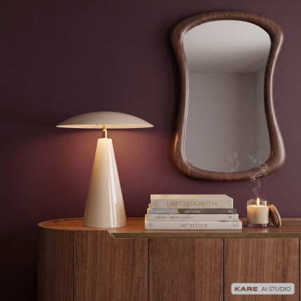 Lampe Fungo Flat crème Kare Design