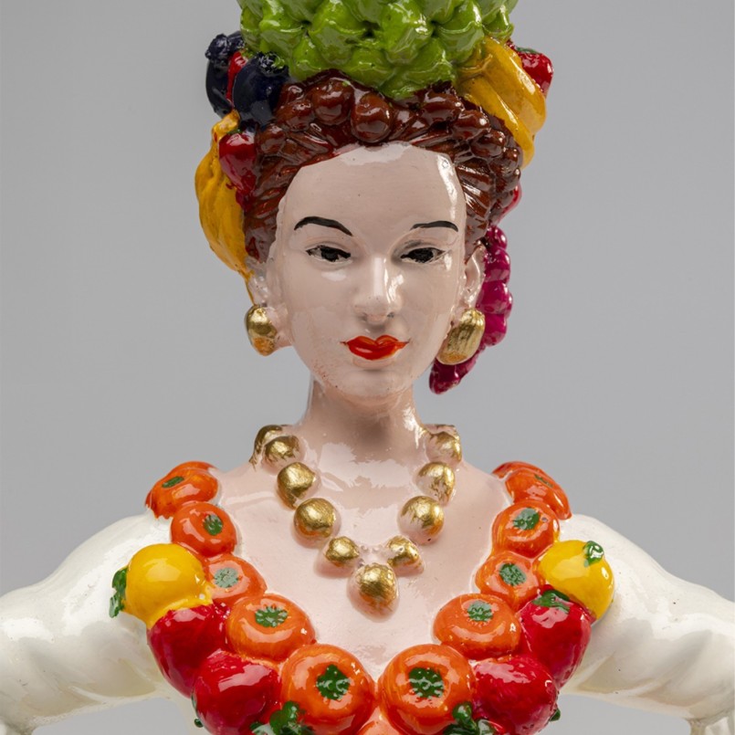 Kandelaar ananas vrouw 36cm Kare Design
