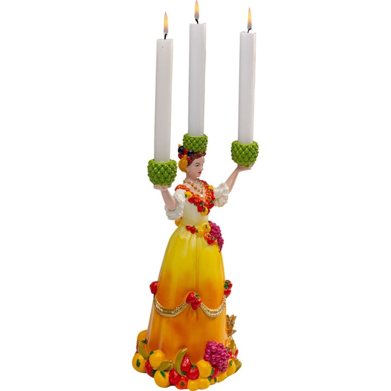 Candle Holder pineapple lady 36cm Kare Design