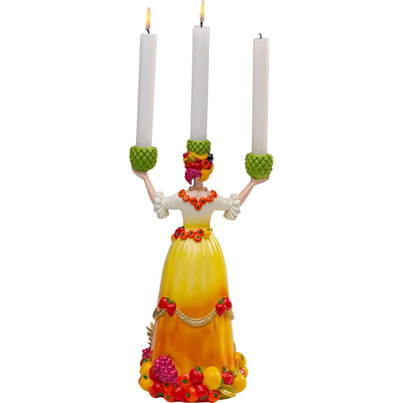 Kandelaar ananas vrouw 36cm Kare Design